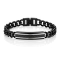 Carbon Edge Steel Bracelet