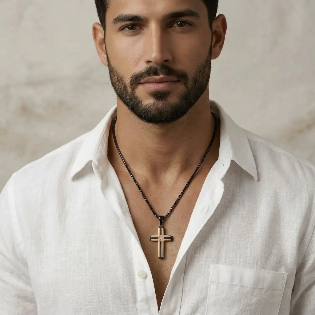 Cole Cross Necklace