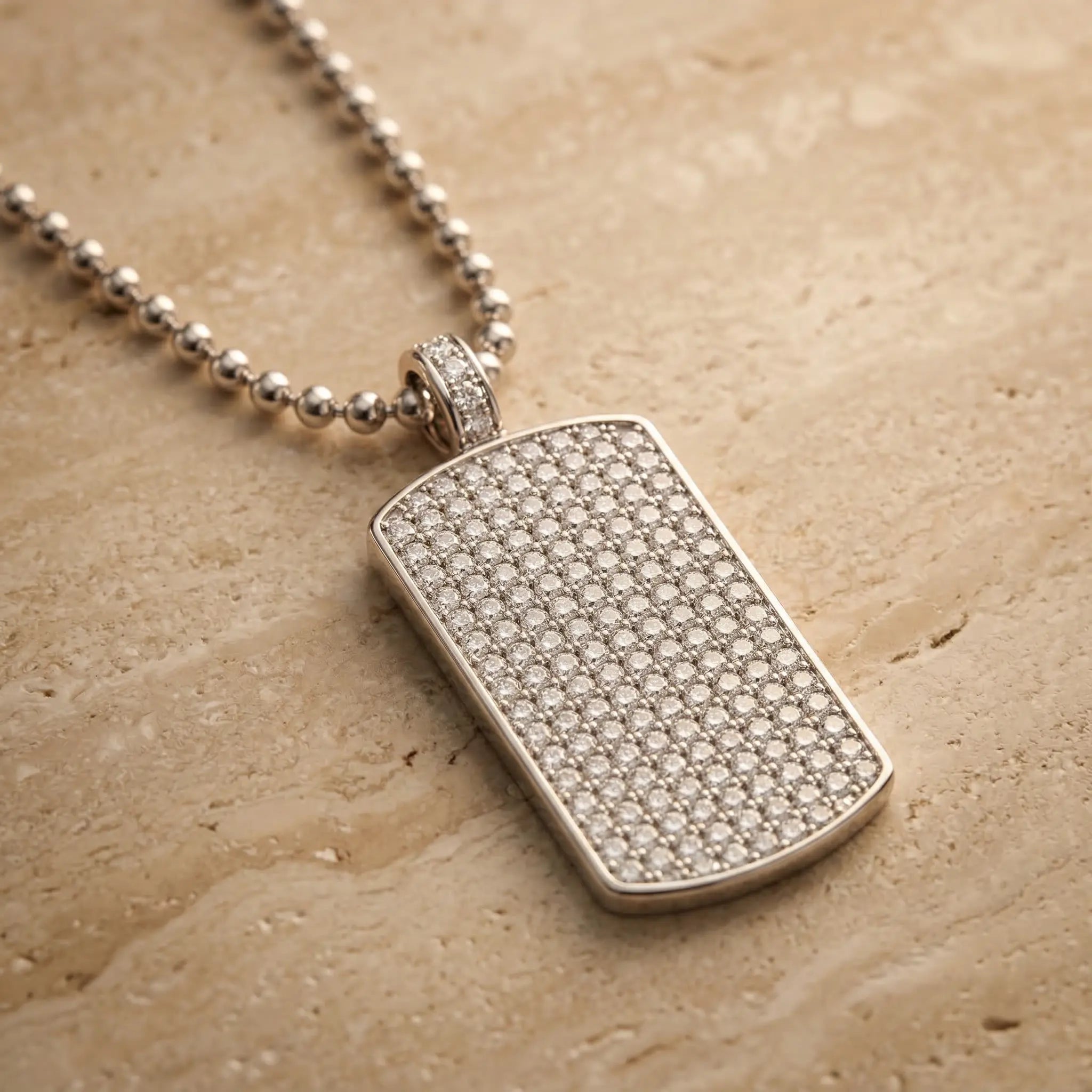 Core Diamond Tag Necklace