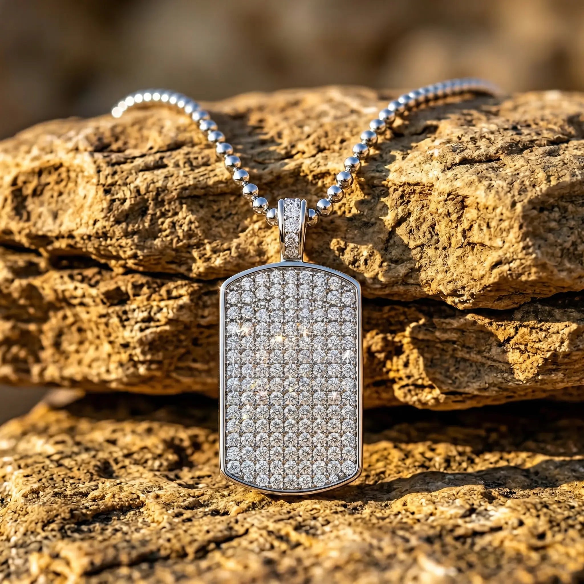 Core Diamond Tag Necklace