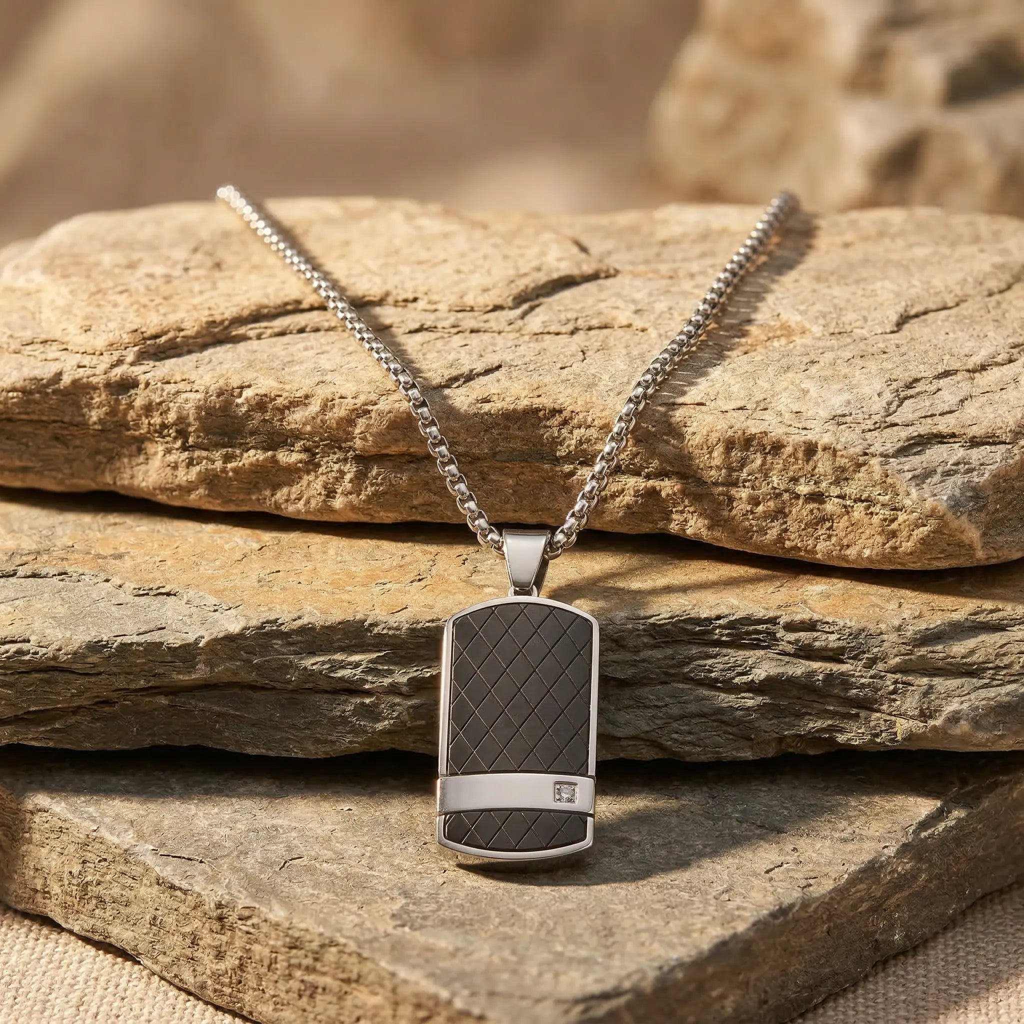 Corsa Tag Necklace