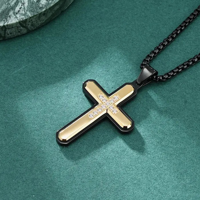 Davant Gold Cross Necklace