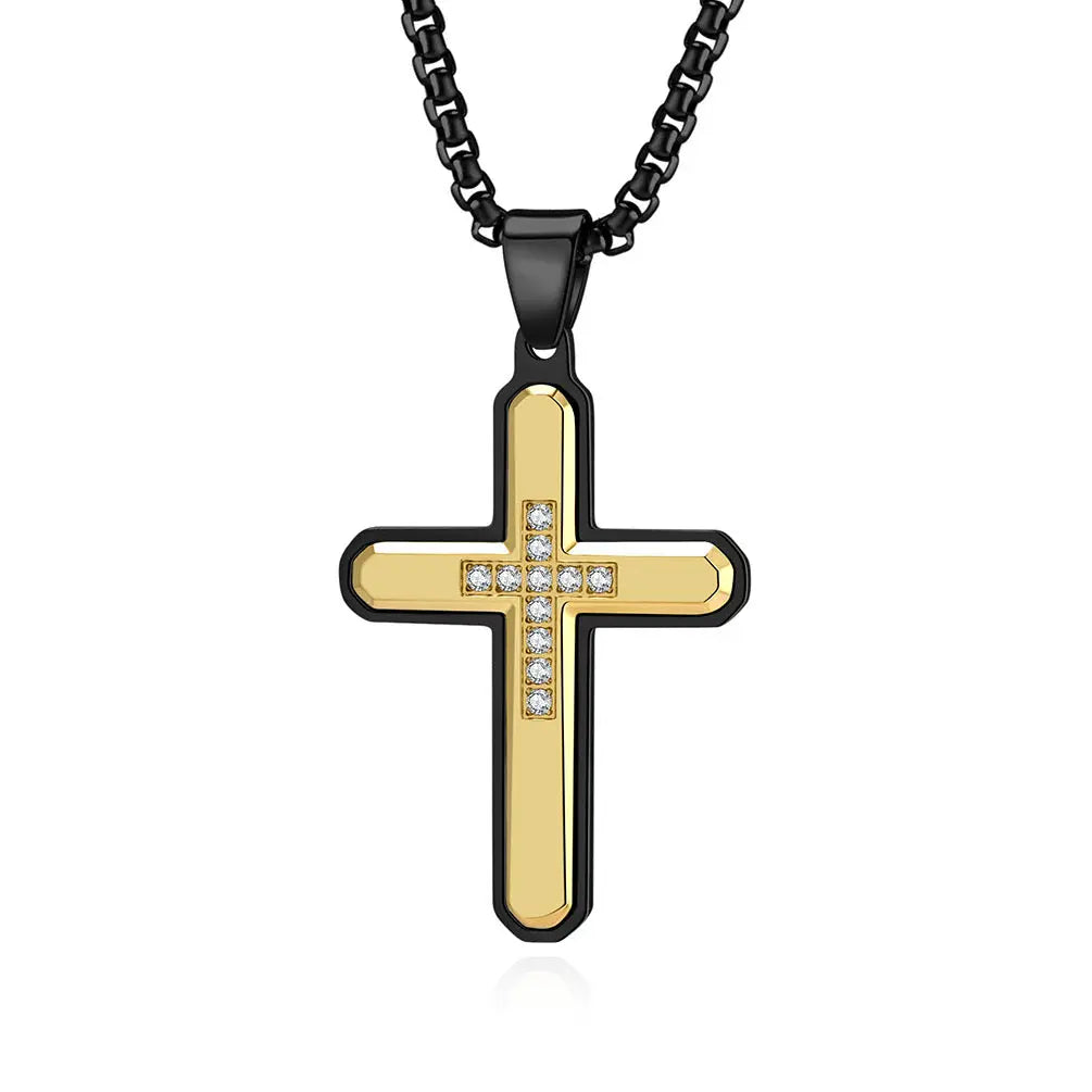 Davant Gold Cross Necklace