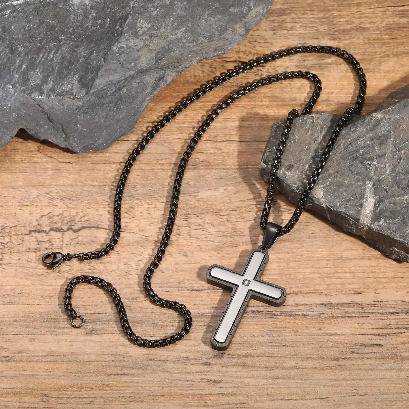 Ebon Cross Necklace