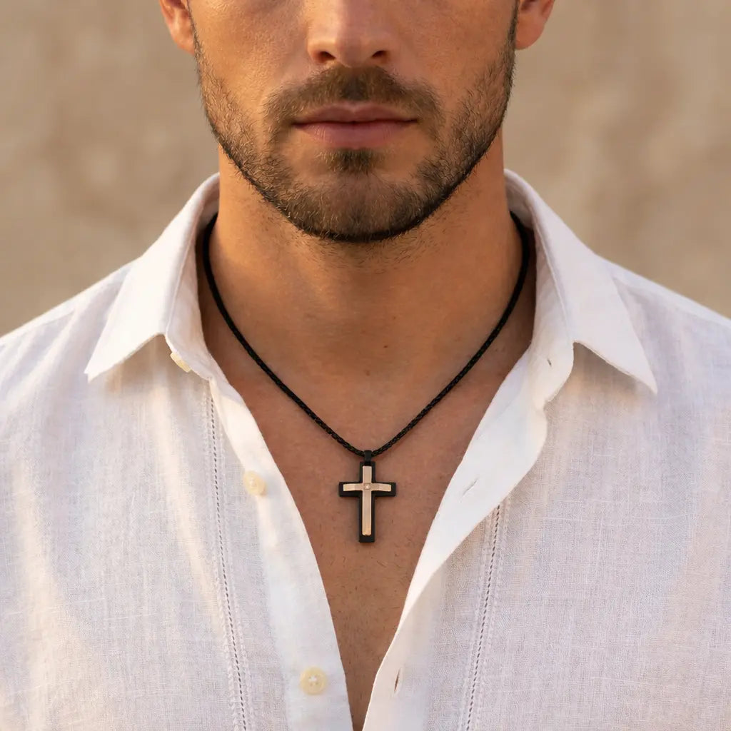 Ebon Cross Necklace