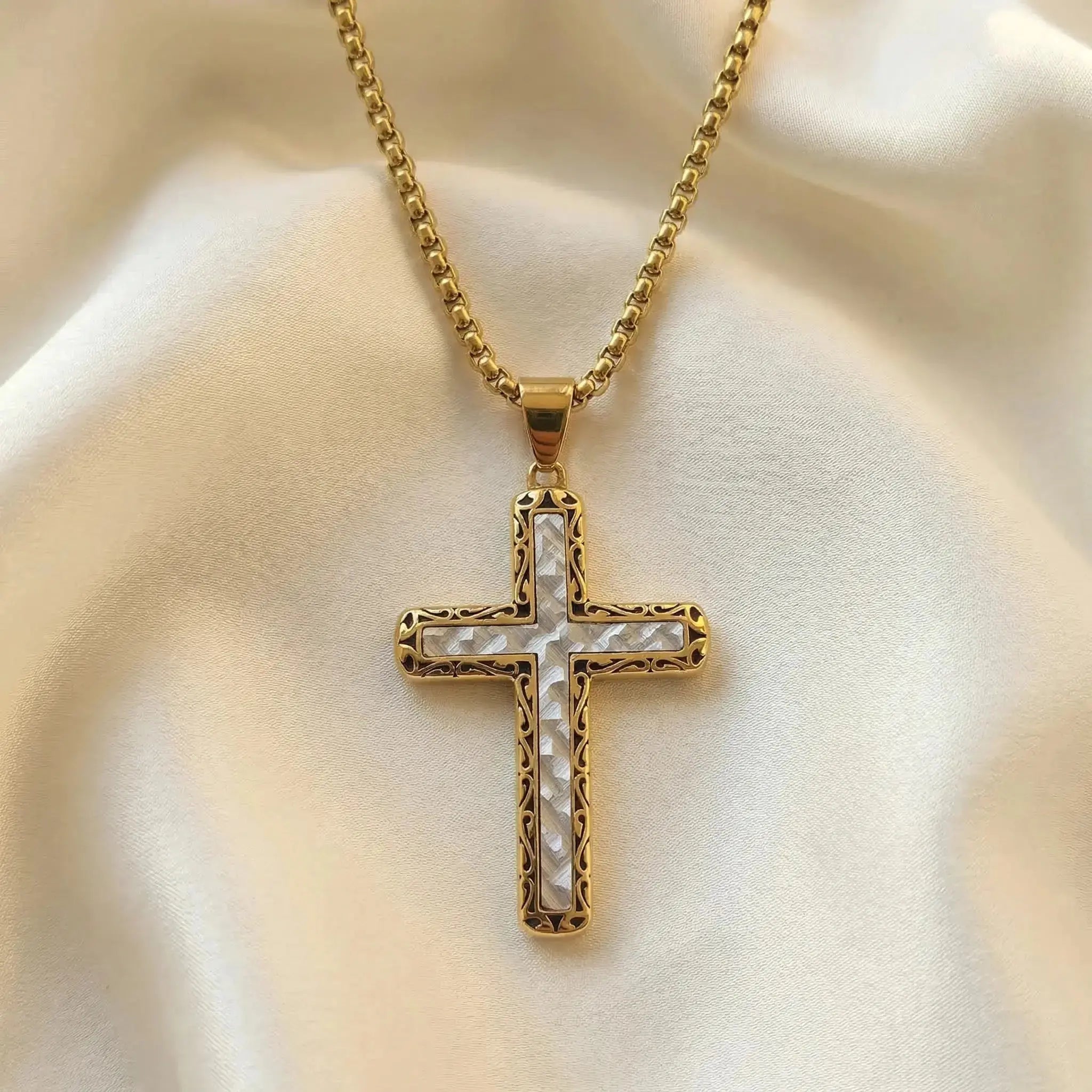 Imperial Grace Cross Necklace