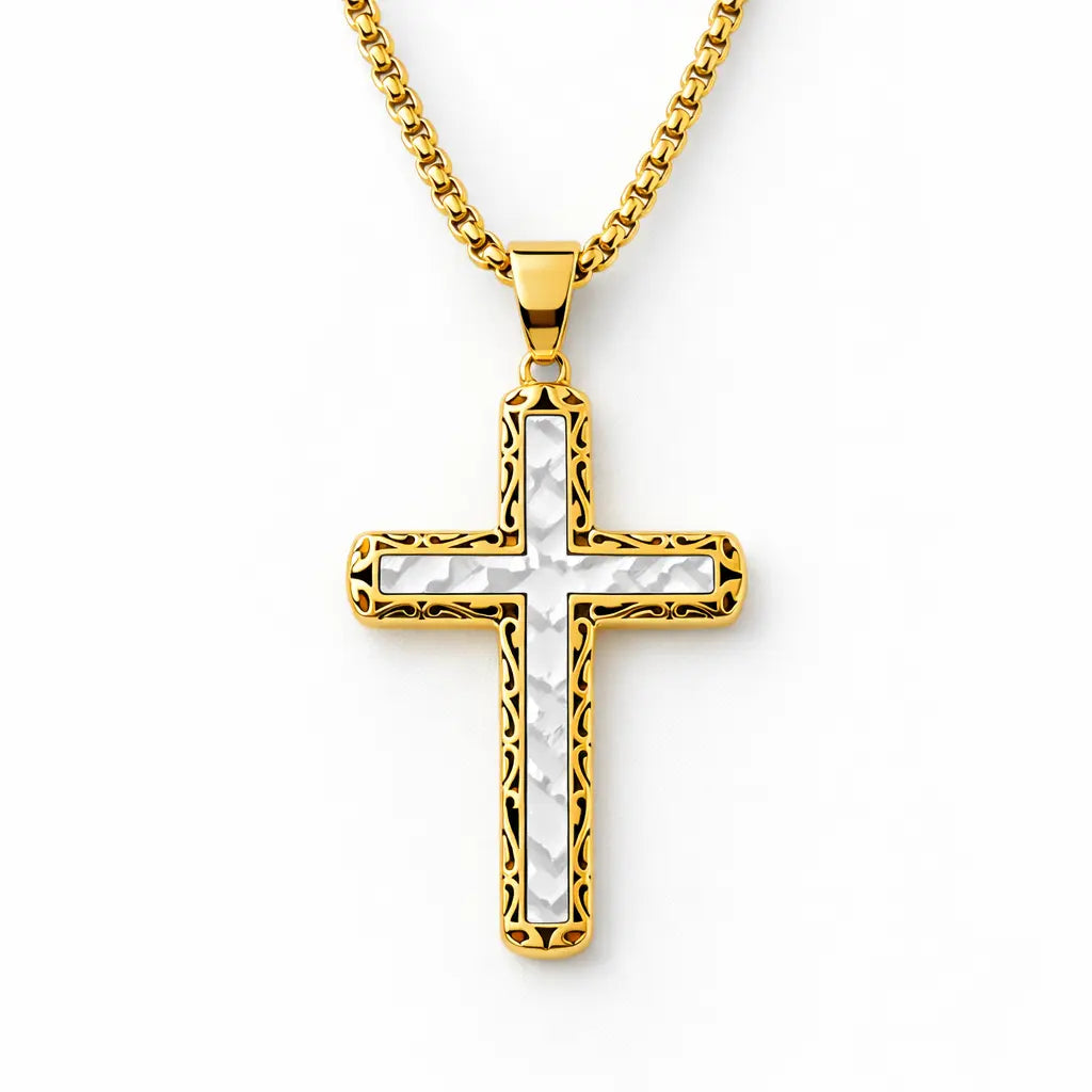 Imperial Grace Cross Necklace