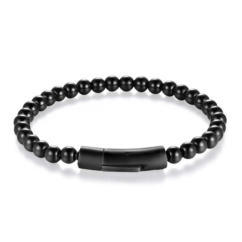 Onyx Bead Bracelet