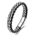 Rowen Braided Cuff in Mixed Metals