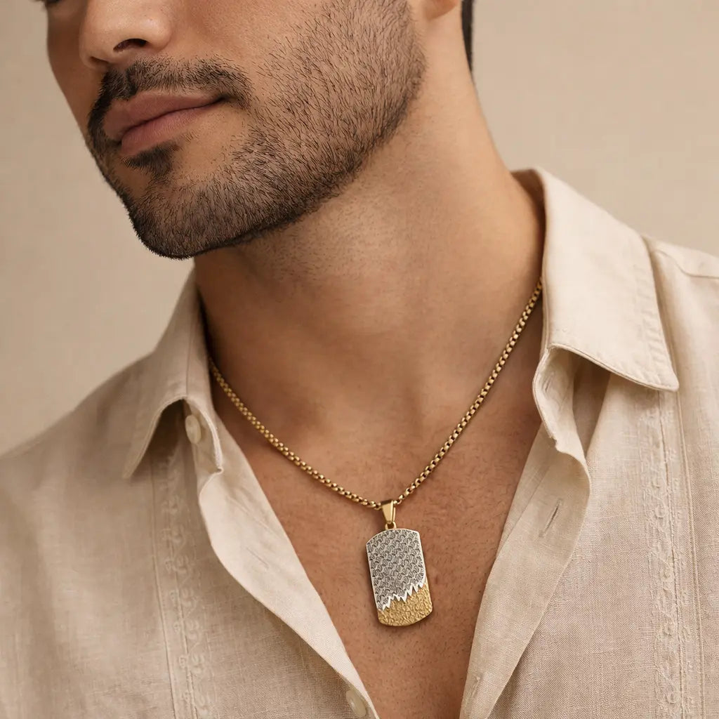 Titan Ridge Dog Tag Necklace