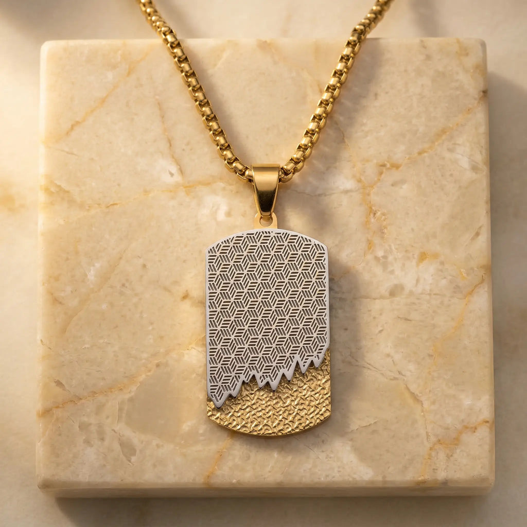 Titan Ridge Dog Tag Necklace