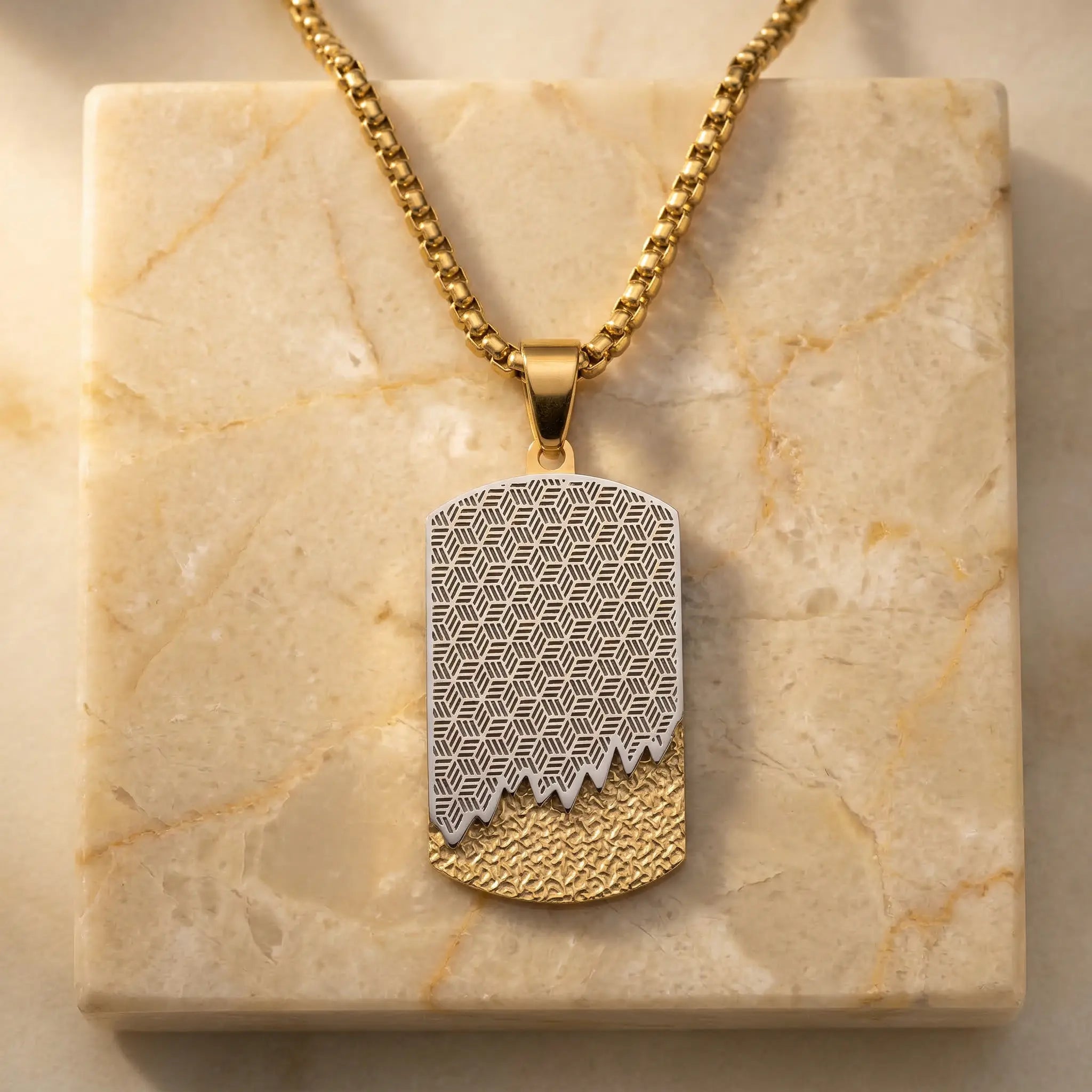 Titan Ridge Dog Tag Necklace