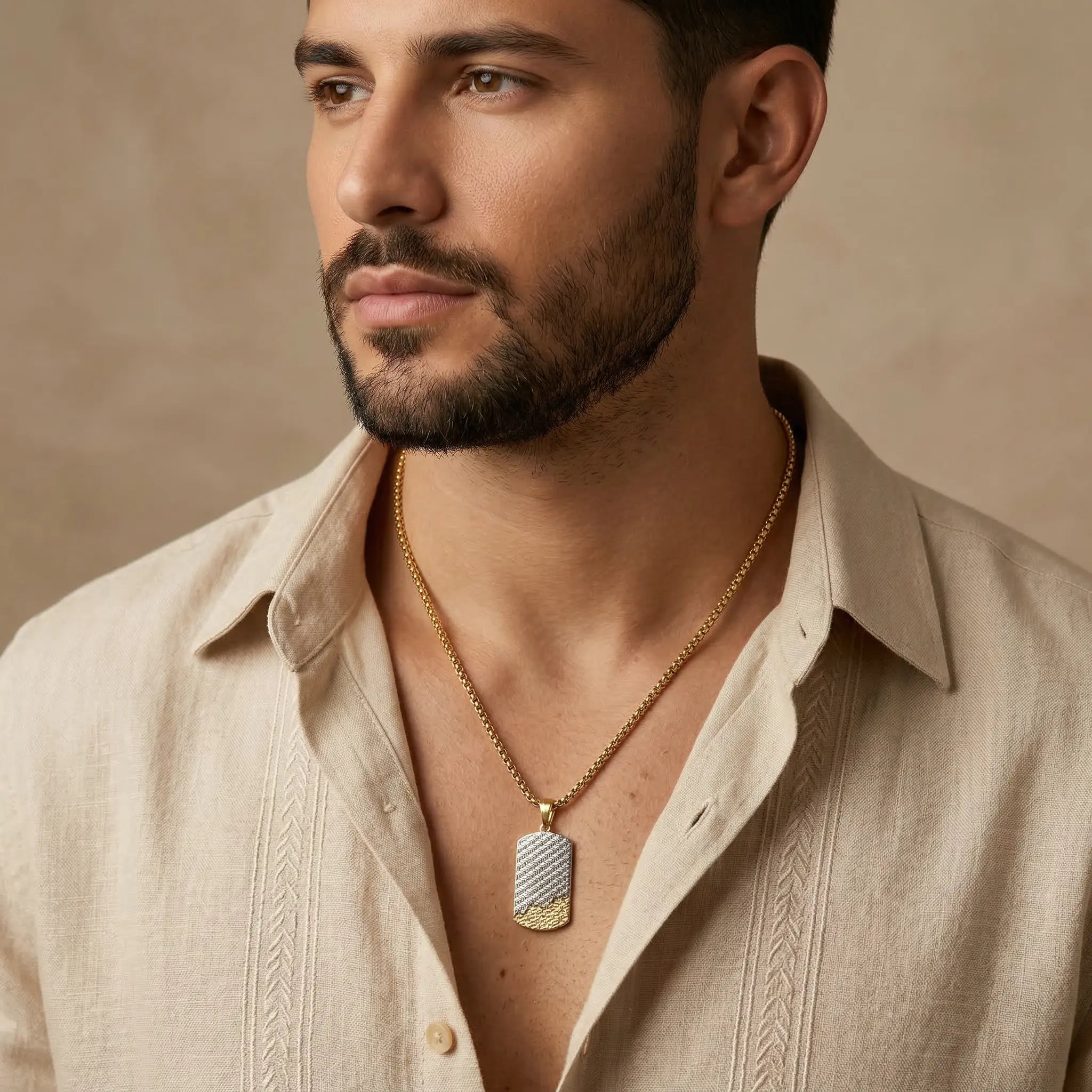 Titan Ridge Dog Tag Necklace